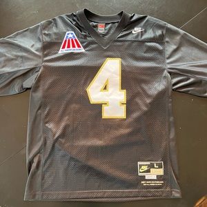 Nike Men’s Large American Bowl college championship Brett Favre jersey, $20